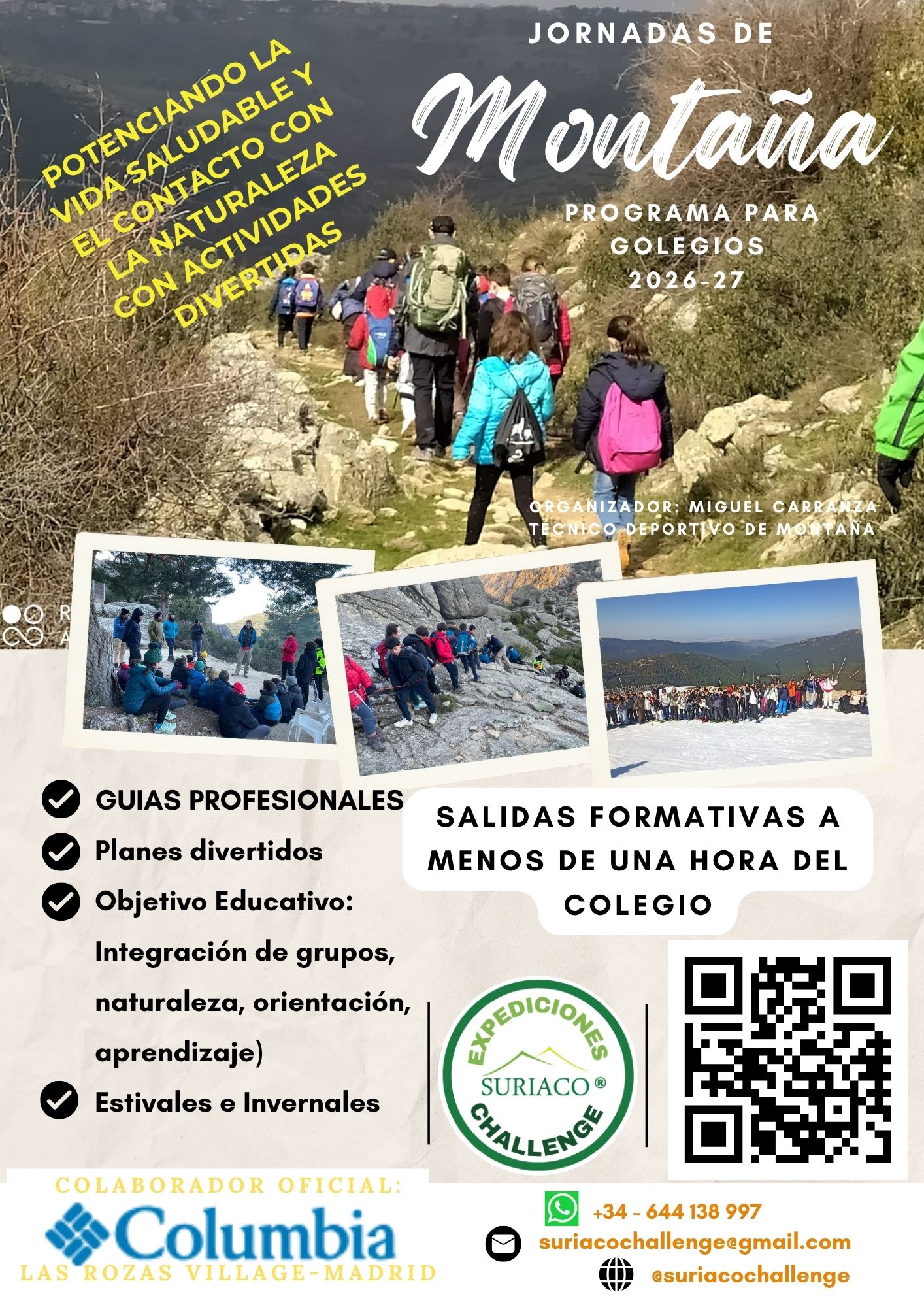 MONTAÑA PARA COLEGIOS
